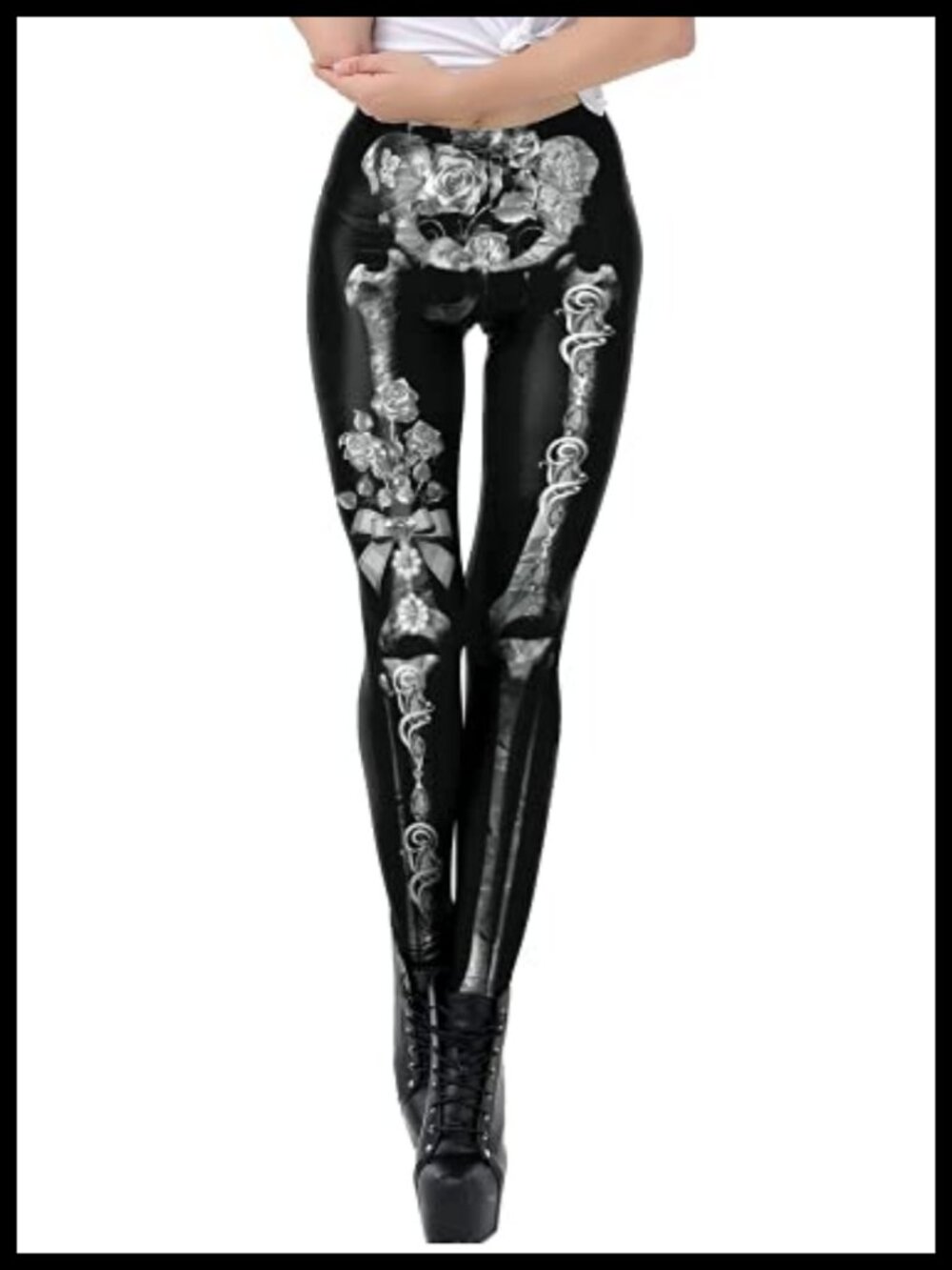 High Waist 3D Print Workout Yoga Leggings Stretch Party Running